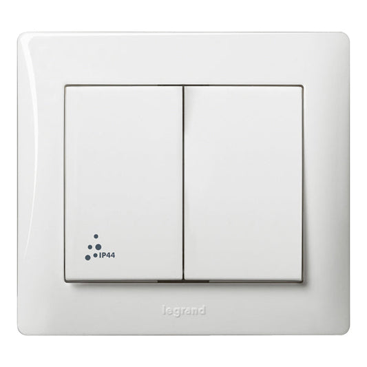 Legrand Galea Life csillárkapcsoló IP44, fehér