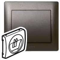 Legrand Galea Life mono hangszóróburkolat mélybronz