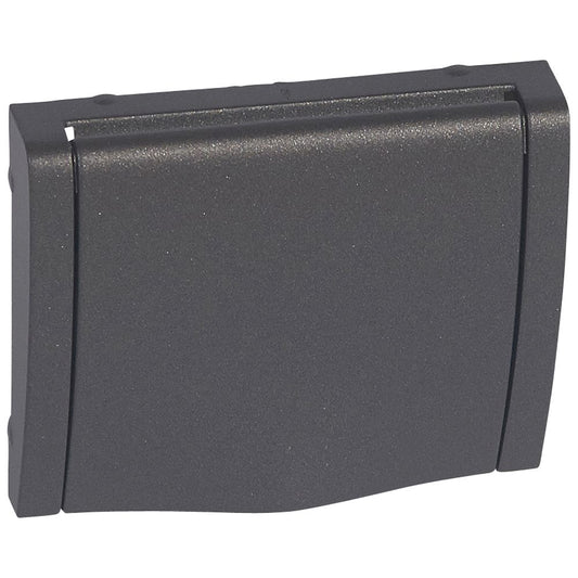 Legrand Galea Life Legrand 2p+F burkolat csapófedéllel, mélybronz