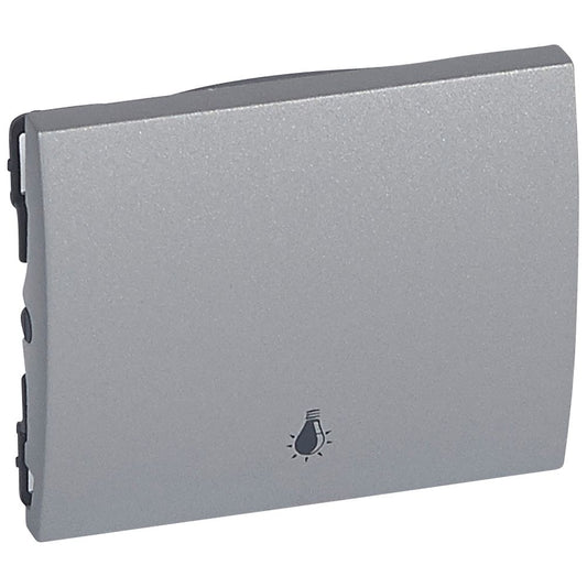 Legrand Galea Life billentyű lámpajellel, alumínium