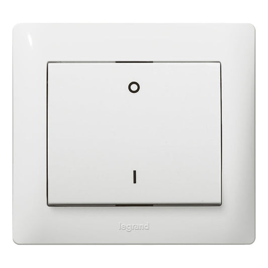 Legrand Galea Life I-0 billentyű, fehér