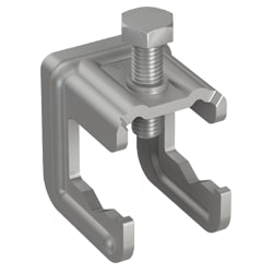 J.Propster csatlakozókapocs 6-20 betonvas + 30x3,5 összekötéséhez, V2A