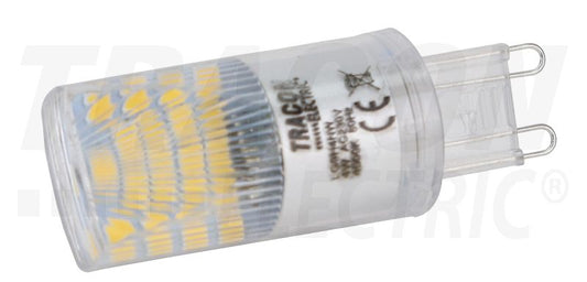 LED fényforrás G9 foglalattal 230 VAC, 4W 4000K G9 350lm EEI=F