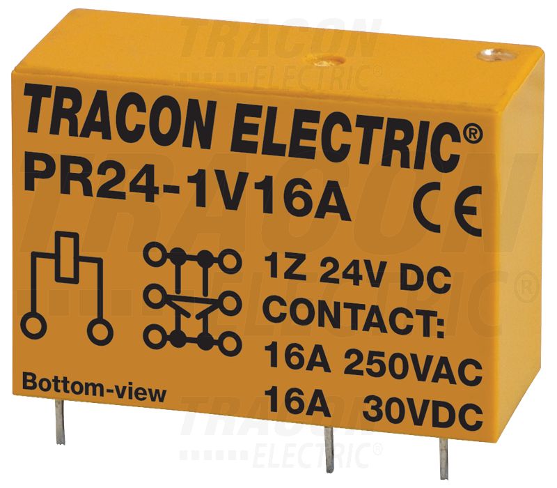 Print relé 24V DC / 1×CO (16A, 230V AC / 30V DC)