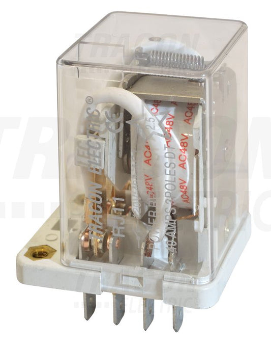 Nagyteljesítményű relé 12V DC / 3×CO (30A, 230V AC / 28V DC)