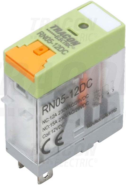 Print relé 230V AC / 1×CO (NC: 12A, NO: 15A, 230V AC / 30V DC)