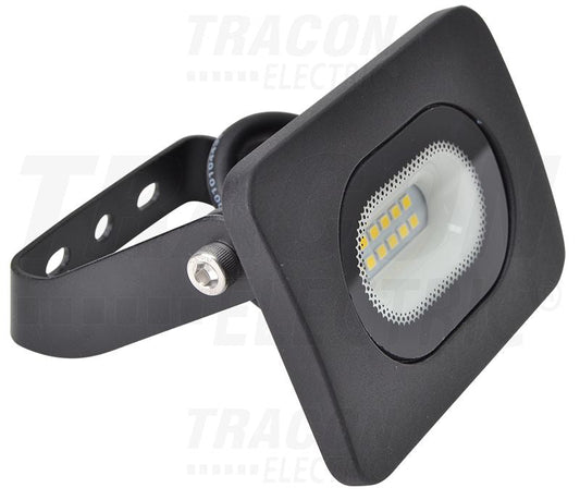 Tracon LED reflektor, RSMDL széria   Fekete 220-240V AC, 10W, 4000K, IP65, 800lm, EEI=G