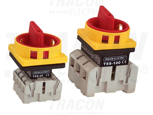 Biztonsági szakaszoló kapcsoló 400V, 50Hz, 100A, 4P, 30kW, 88×88mm Beépíthető TSS-10/4