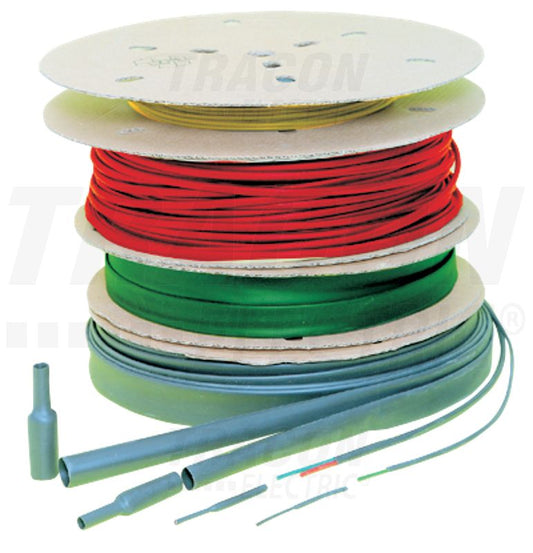 Zsugorcs.vékonyfalú . 2,4/1,2mm zöldsárga dobon